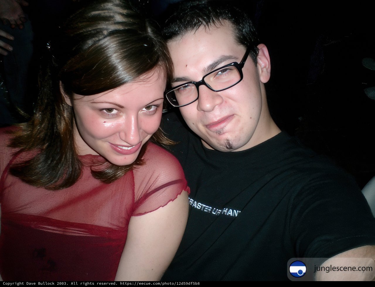 A Couple Poses for a Selfie While Wearing Glasses