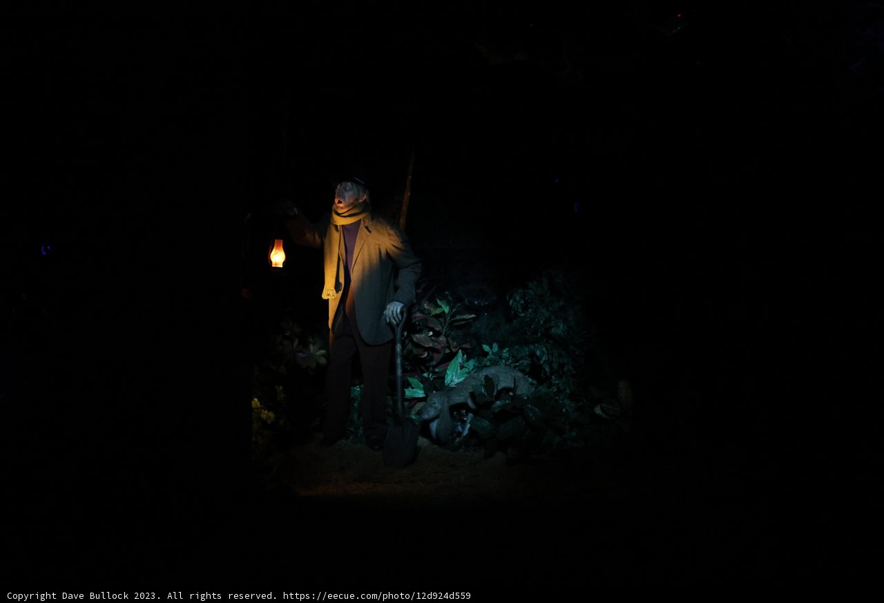 Enigmatic Suit Man in the Dark