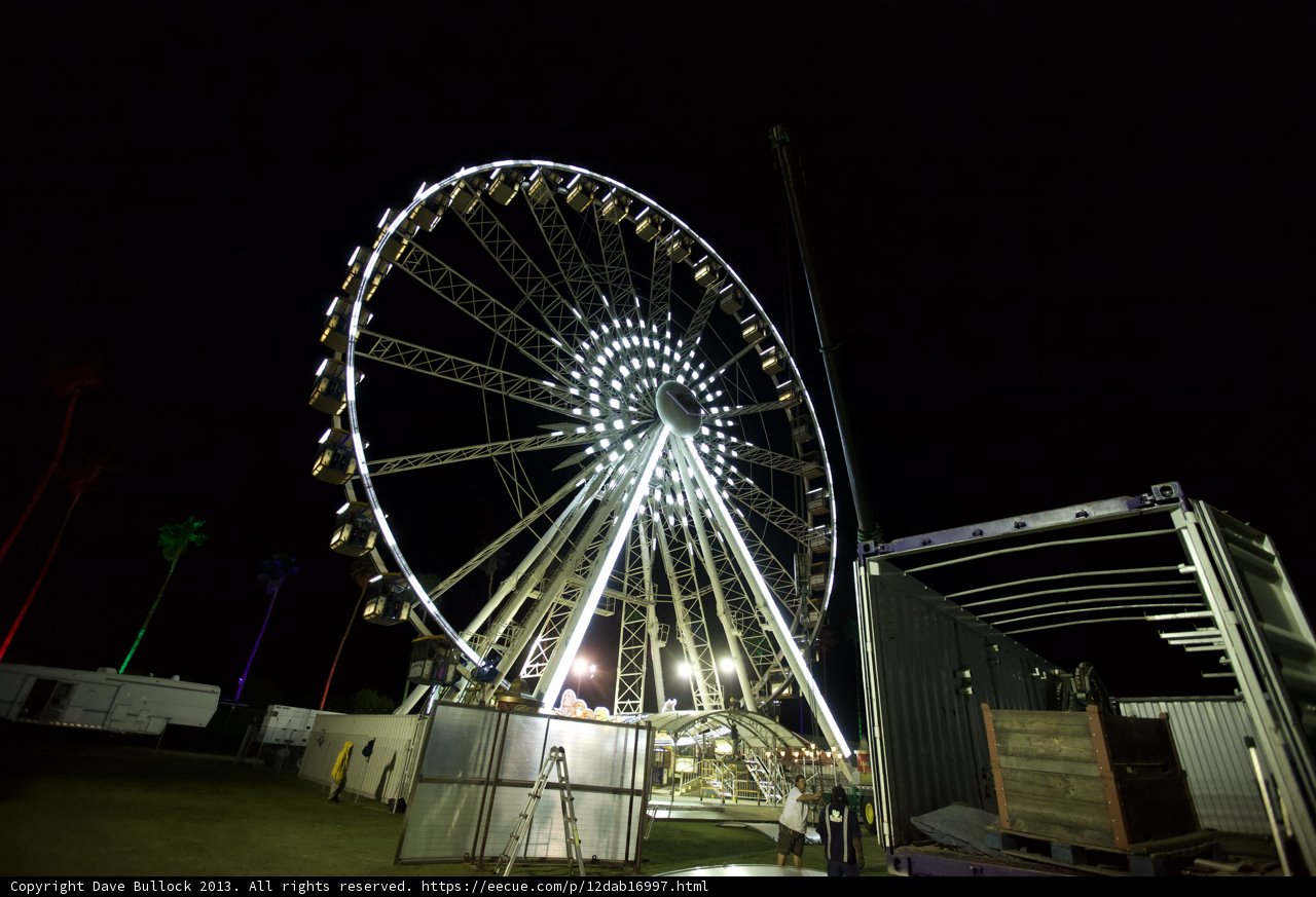 Night-Time Fun on the Ferris Wheel