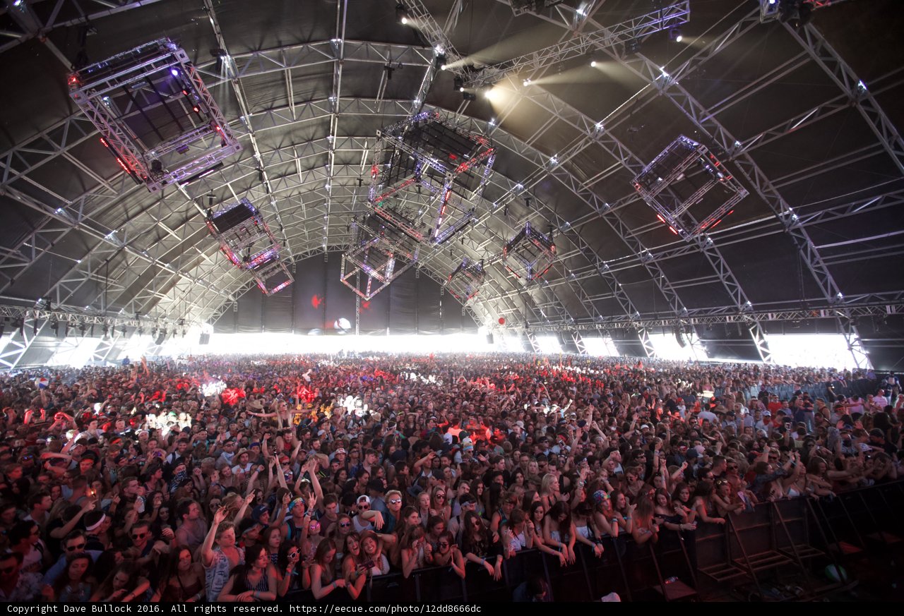 Electric Atmosphere at Coachella Rock Concert