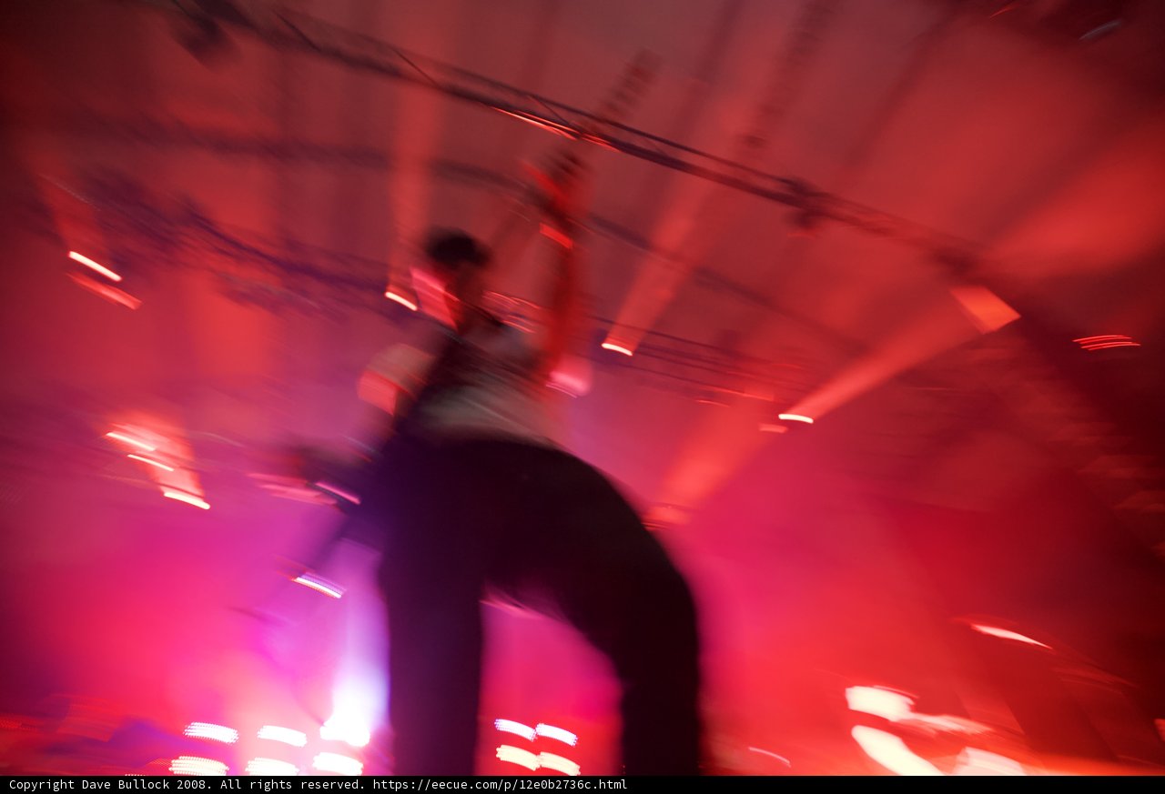 Blurry Rockstar on Stage
