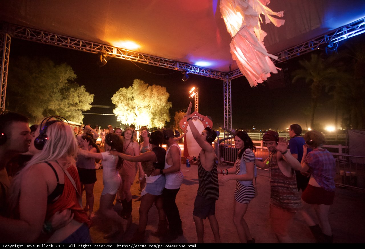 Dance Party Under the Coachella Night Sky
