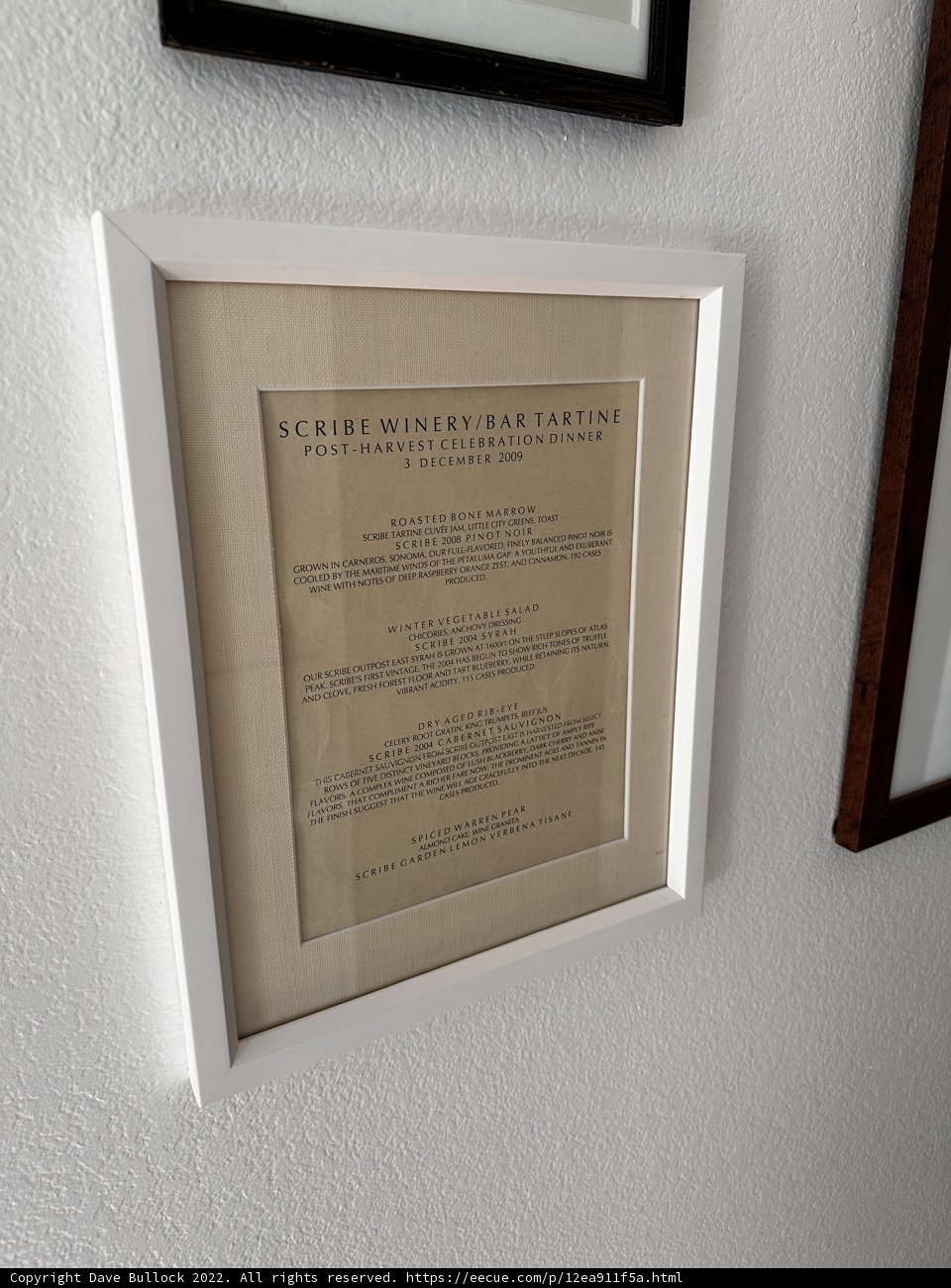 Historical Document Displayed in a Textured Photo Frame