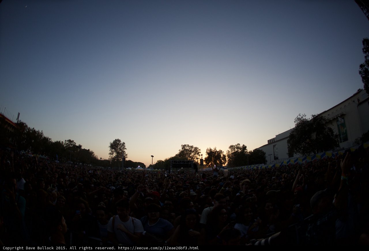Sunset Silhouette Crowd
