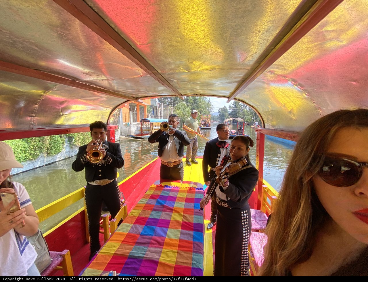 Sunglasses and Sunshine on the Waters of Xochimilco