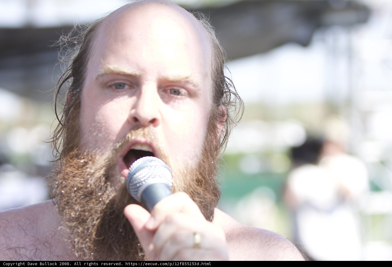 Tim Harrington Wows Coachella Crowd with His Bearded Vocals