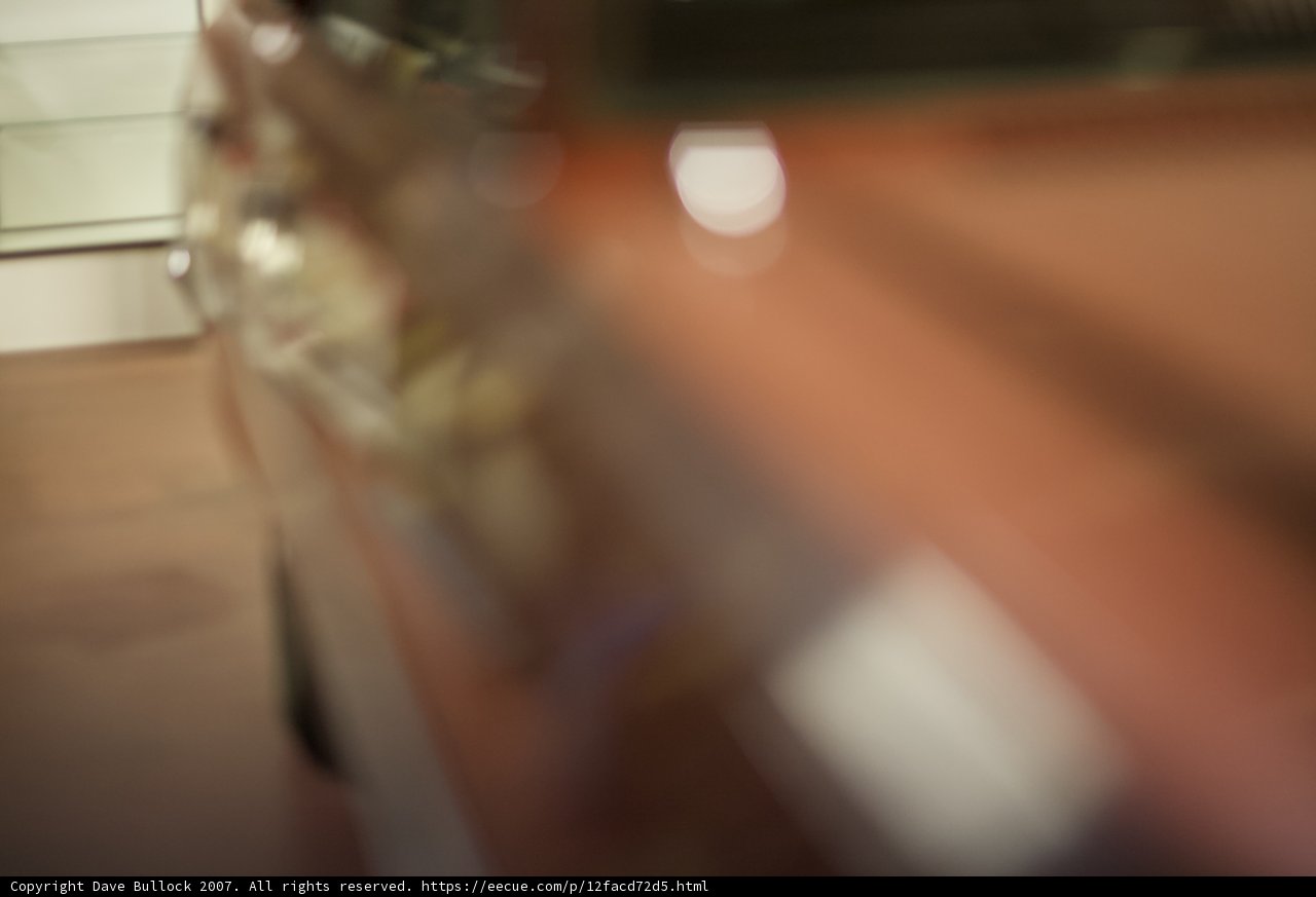 Close-up of Vintage Car Interior
