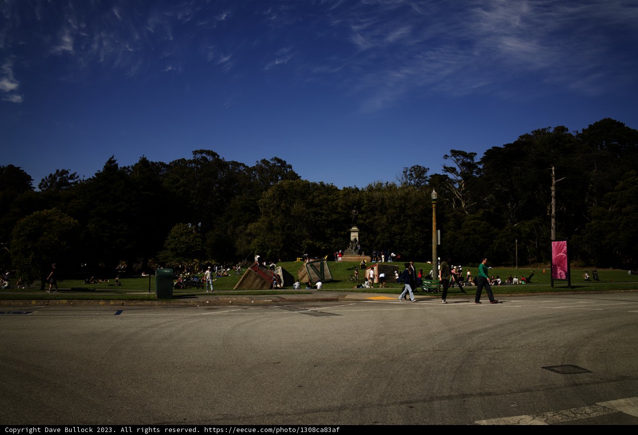 Strolling through Golden Gate Park, 2023