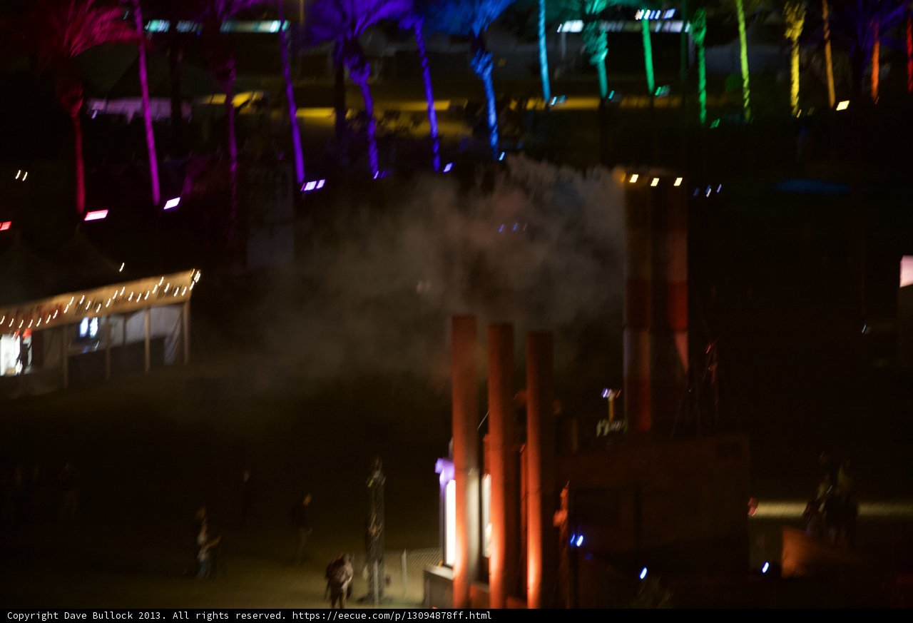 Lit Up Crowd at Coachella