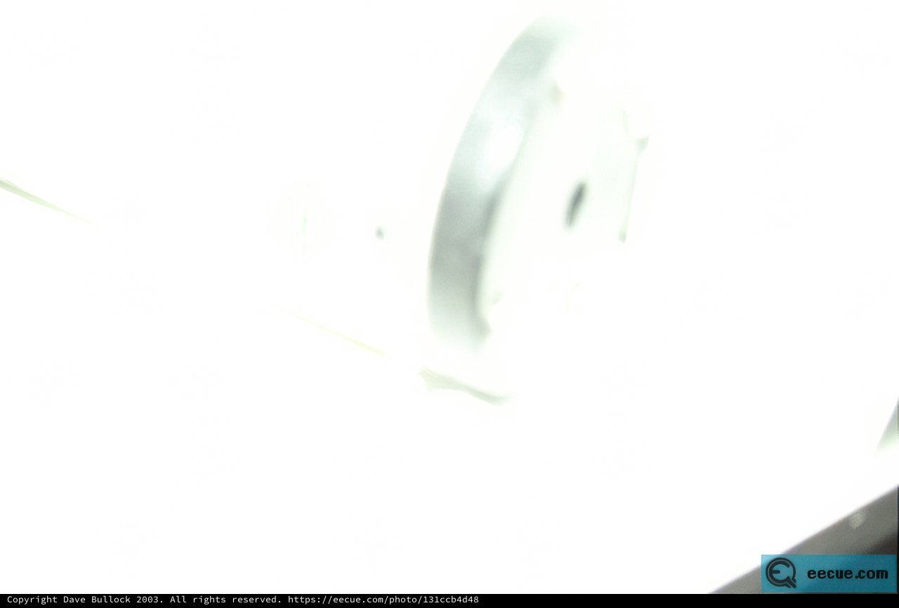 Sleek White Car Wheel