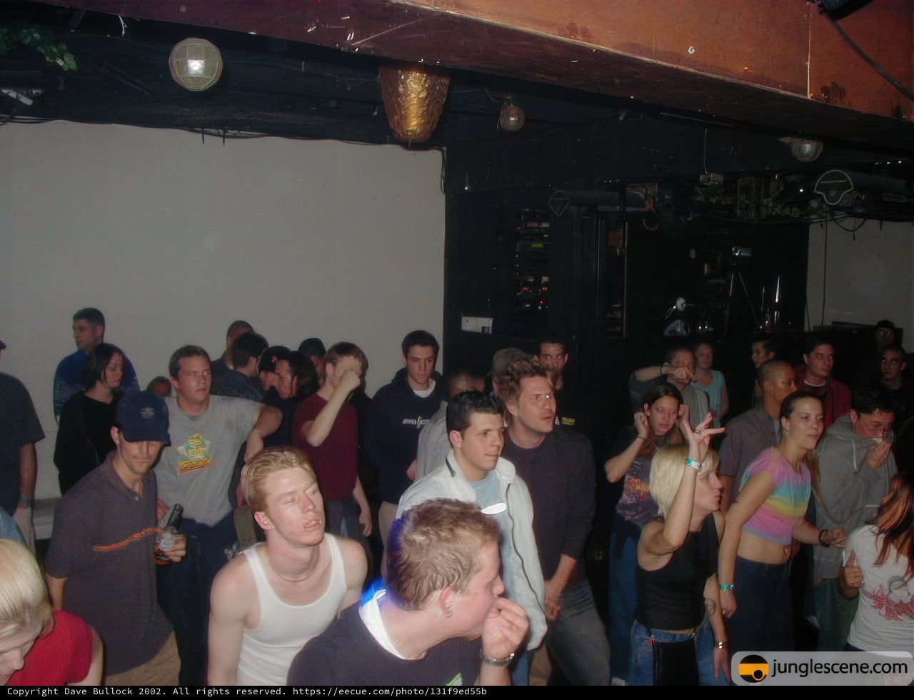 Nightclub Crowd with One Dancer