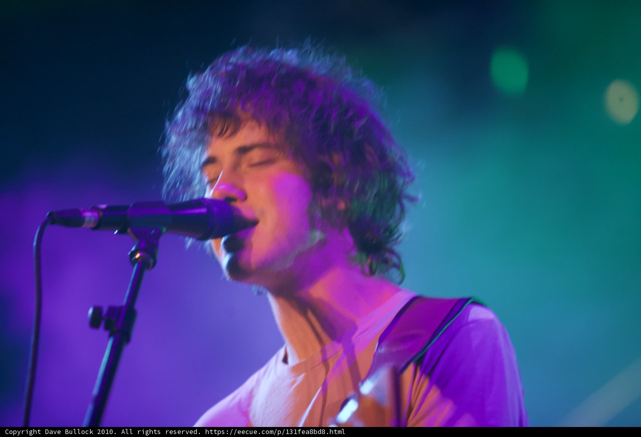 Andrew VanWyngarden Rocks the Mic at Coachella
