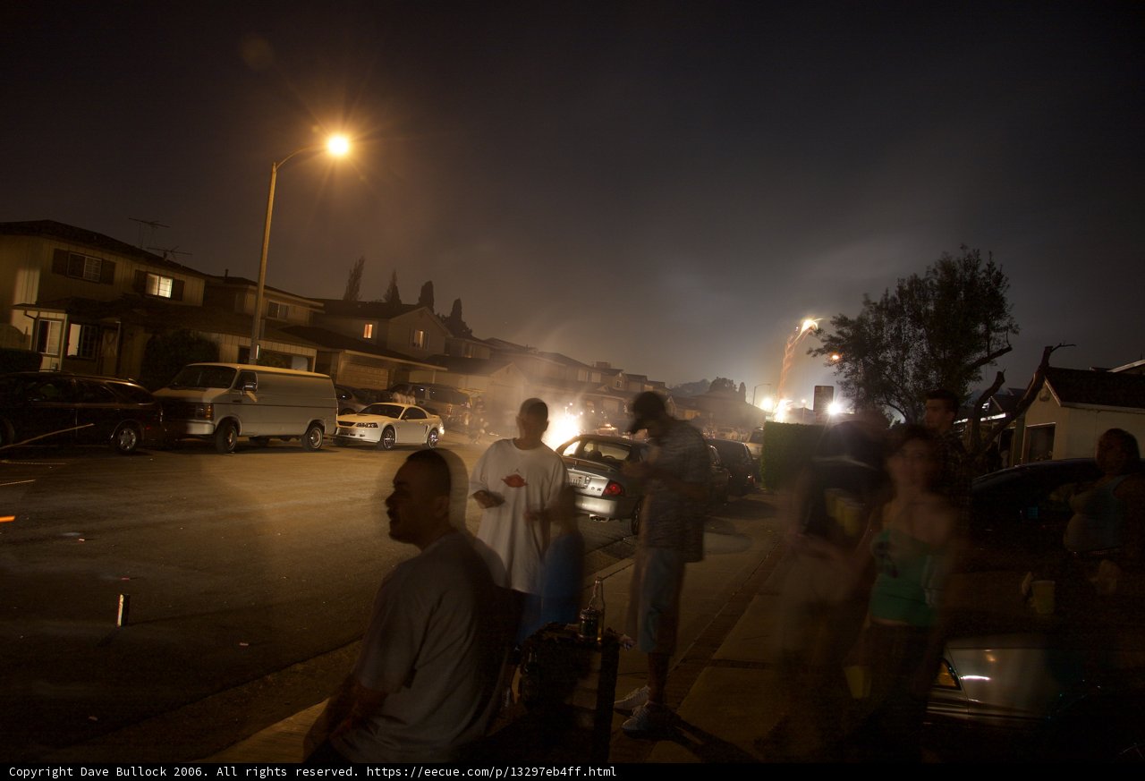 Nighttime Traffic Jam