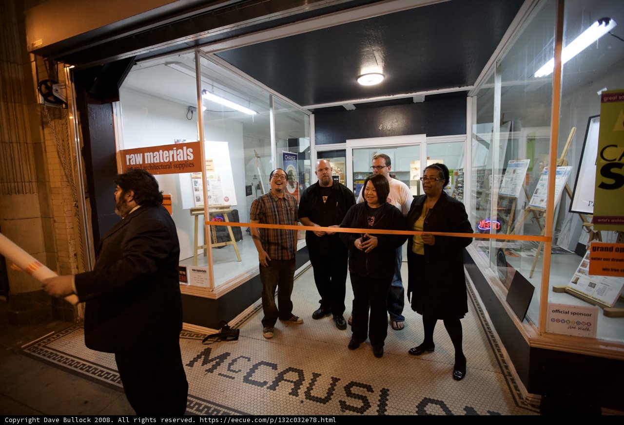 Group of People Outside Retail Shop