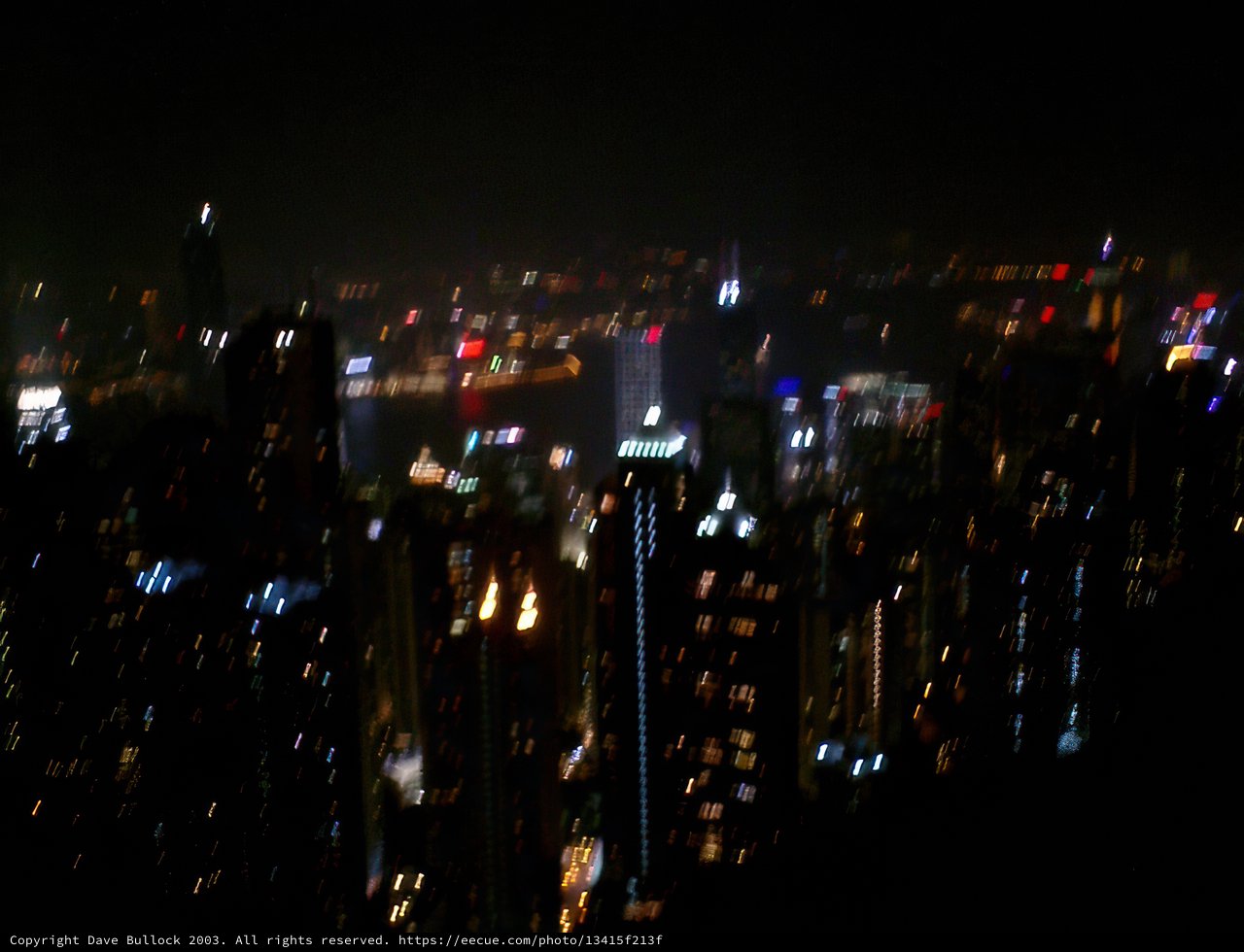 Hong Kong's Metropolis at Night
