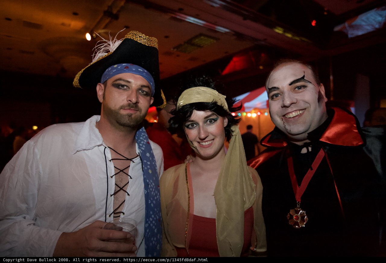 Halloween Partygoers