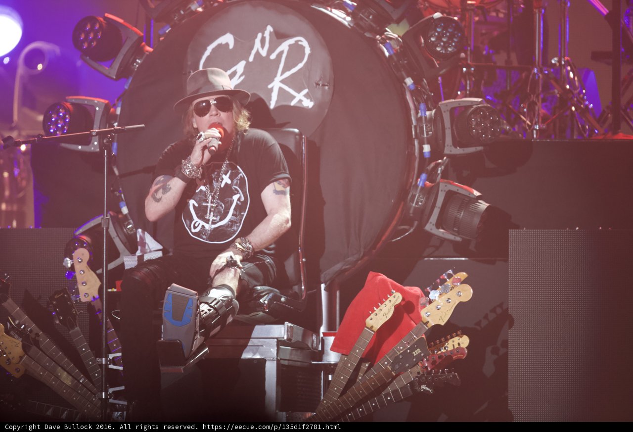 Axl Rose Shreds Guitar at Coachella 2016