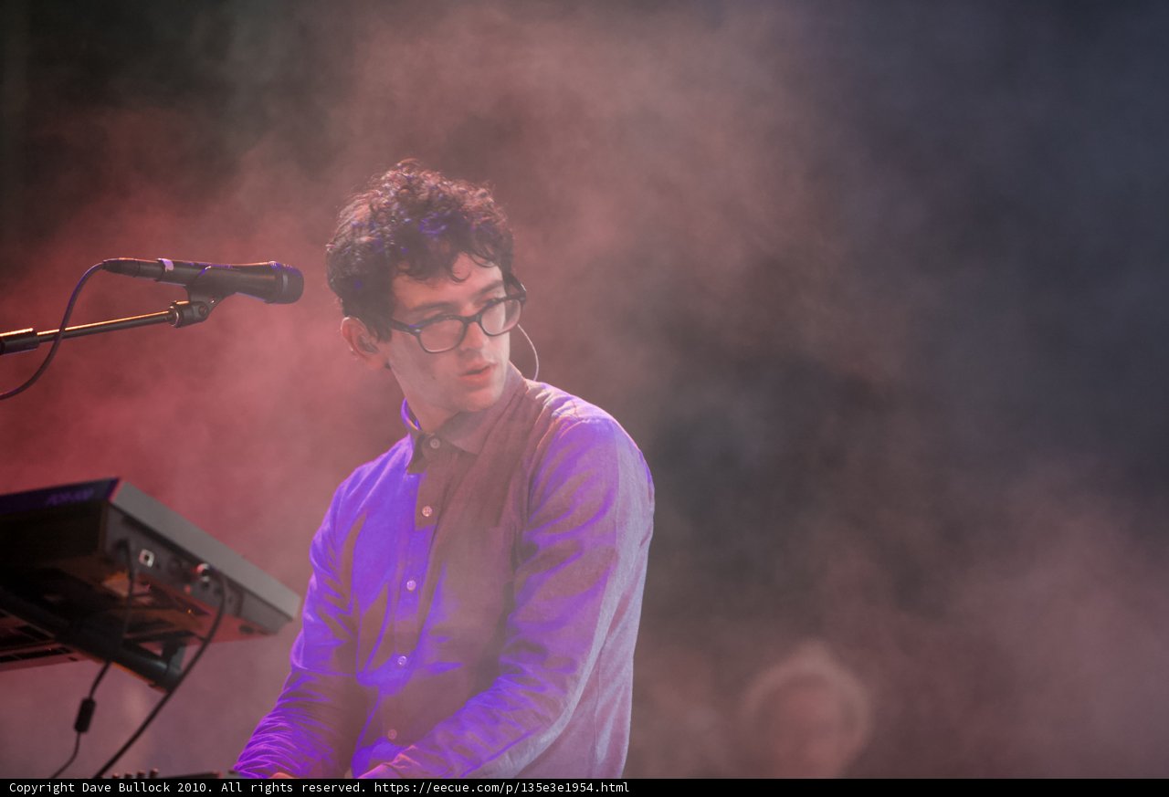Benjamin Goldwasser Rocks the Stage with his Electronic Keyboard