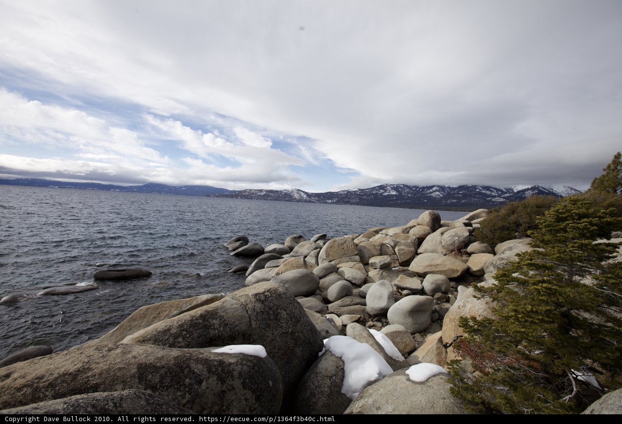 Majestic Mountains meet Rocky Shoreline