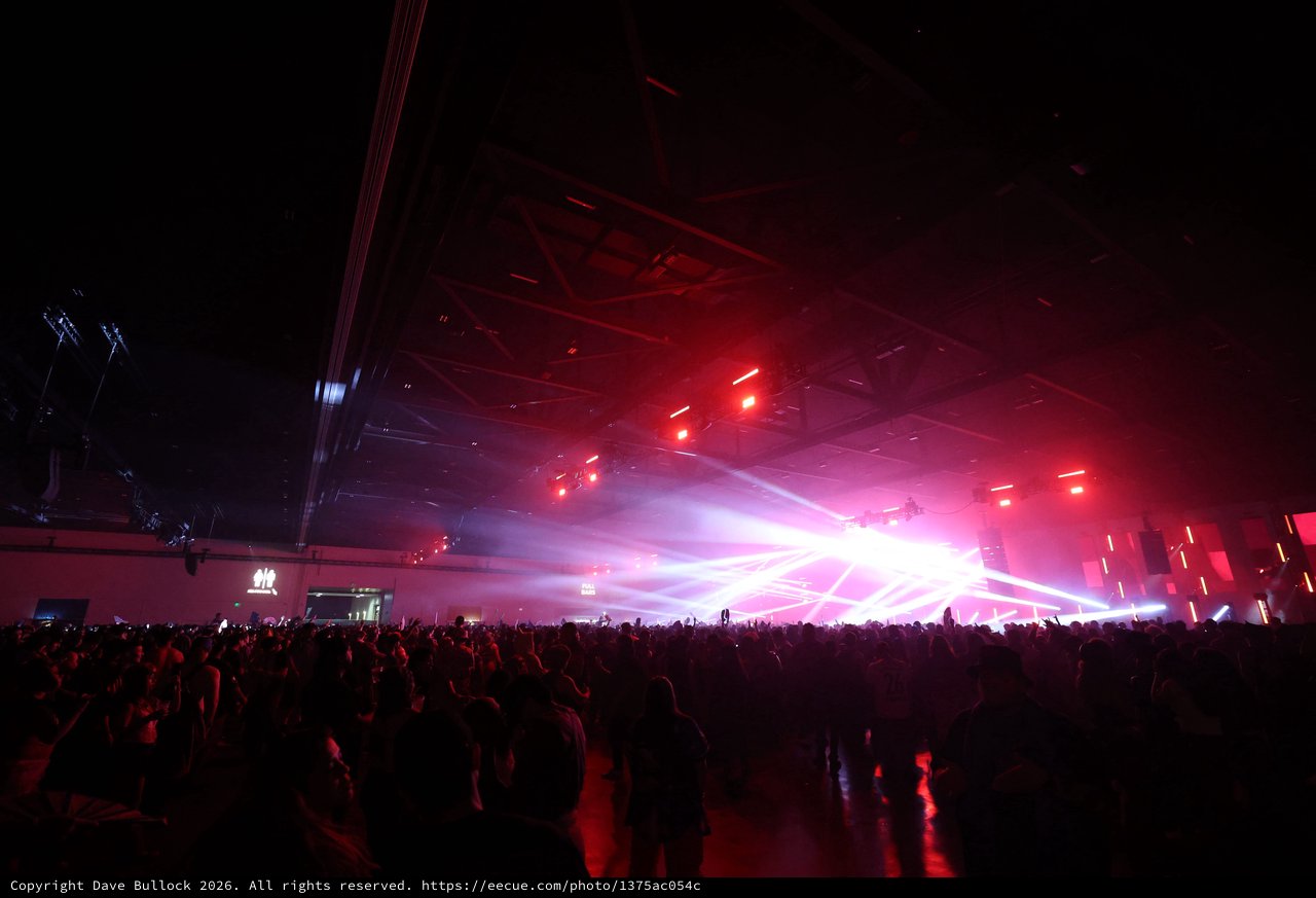 Massive Laser Light Show at Wobbleland 2026