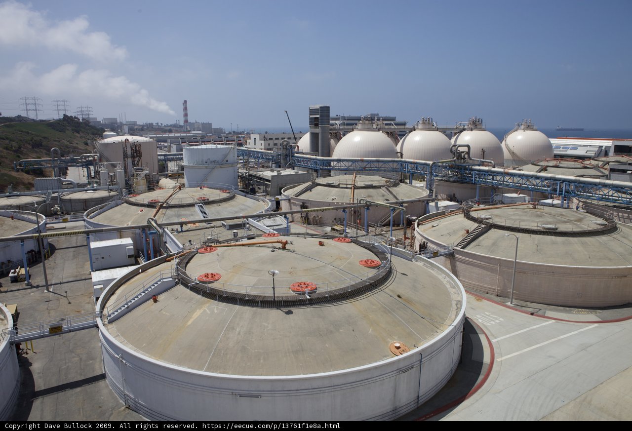 Massive Industrial Plant with Countless Tanks