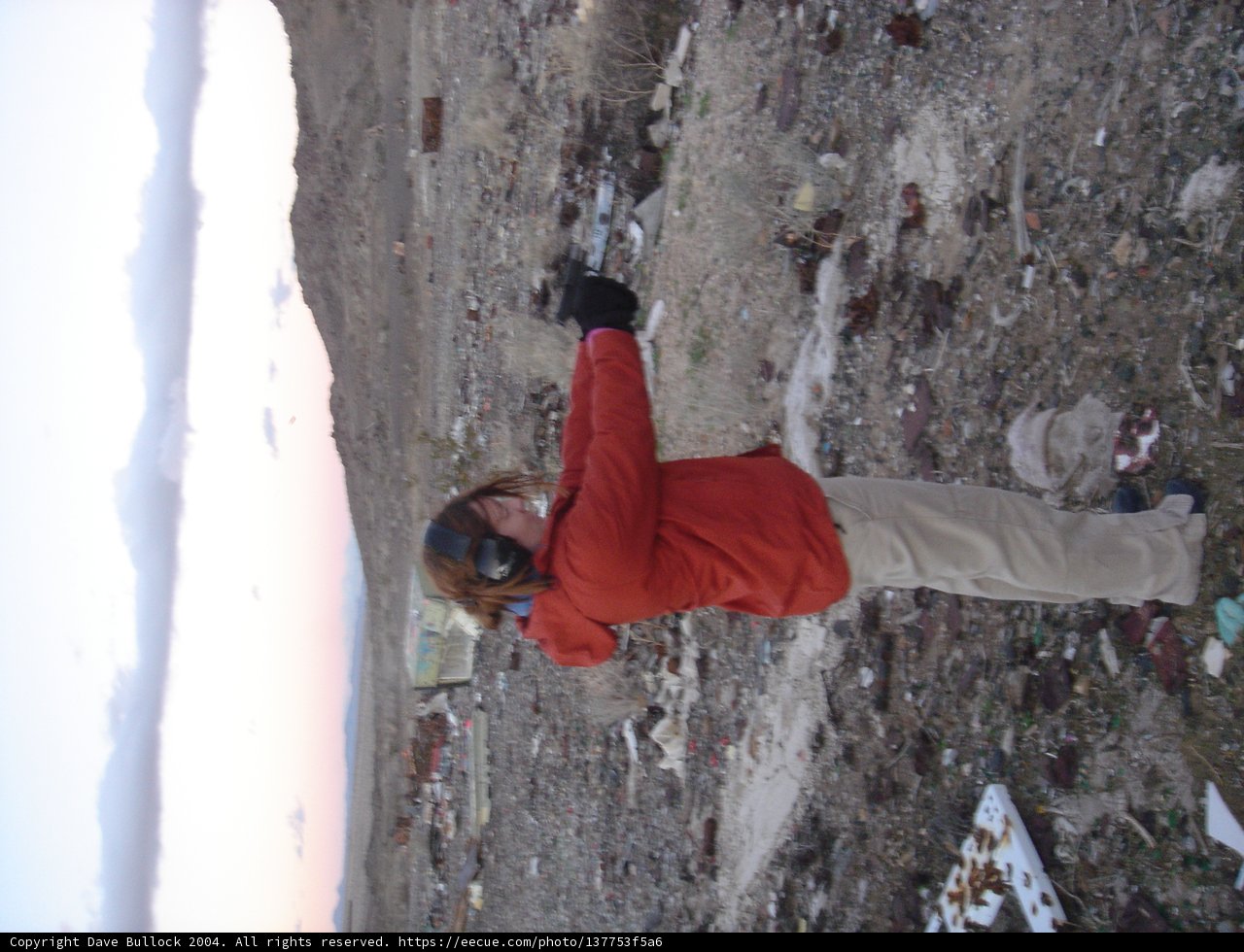 Red Jacket at the Archaeological Site