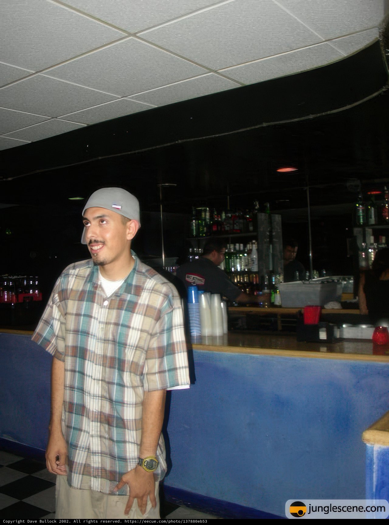 Enjoying a Cold One at the Bar