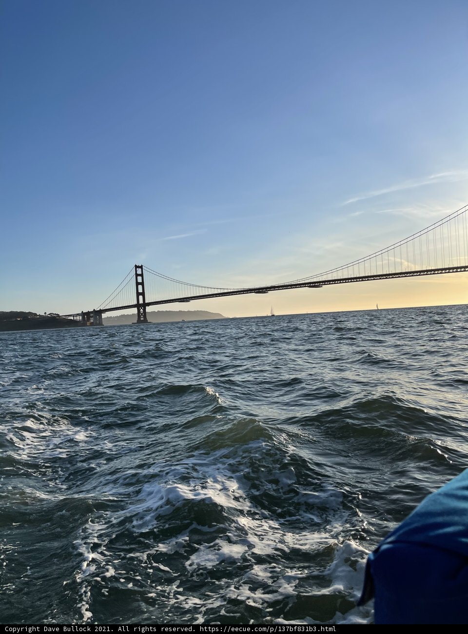 Golden Gate Bridge Reflection on San Francisco Bay