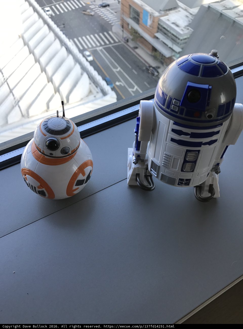 Toy Robots on a Window Sill