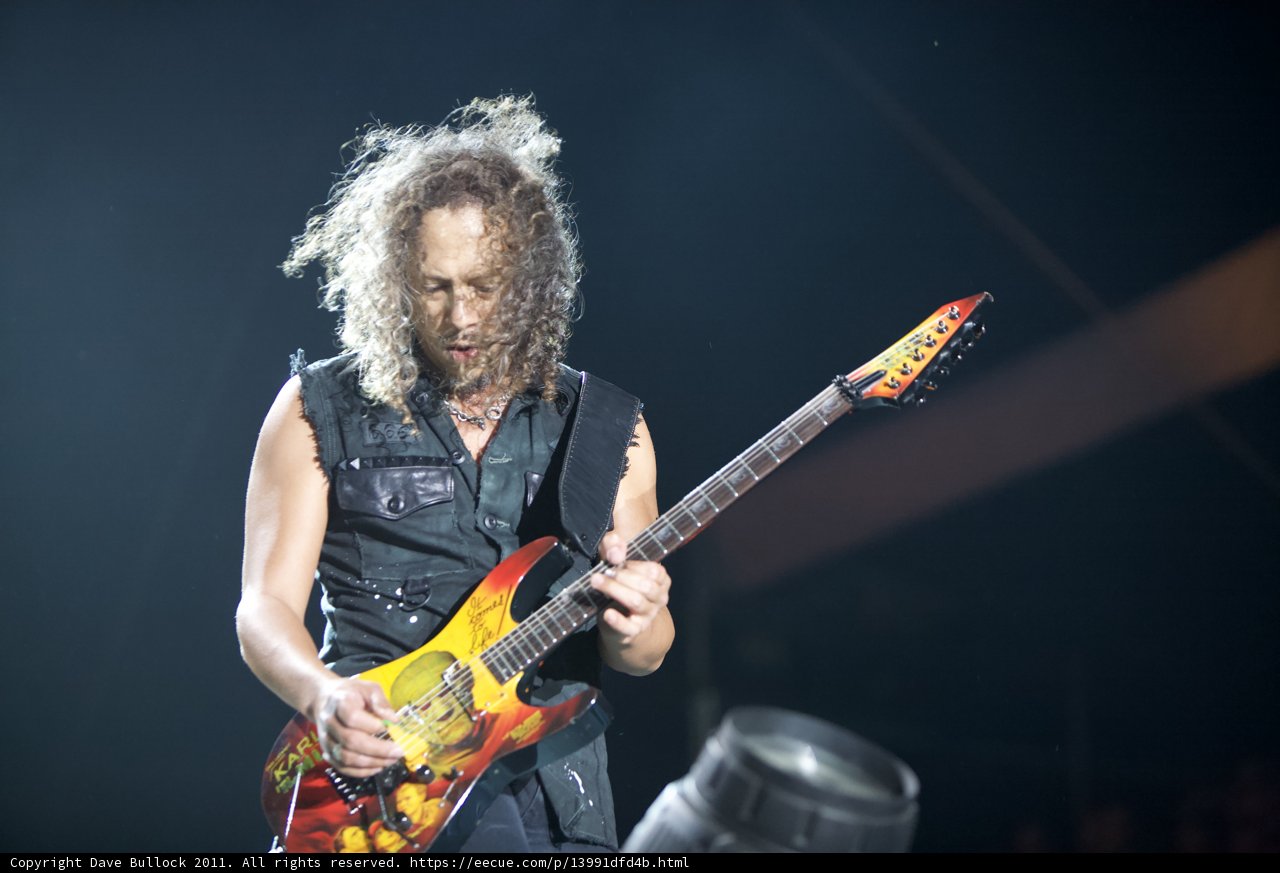 Kirk Hammett Shreds at Big Four Festival