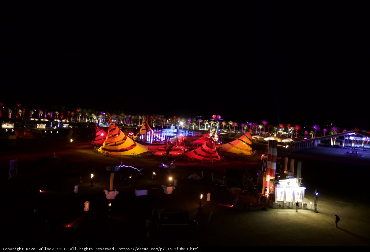 Amusement Park Night Lights