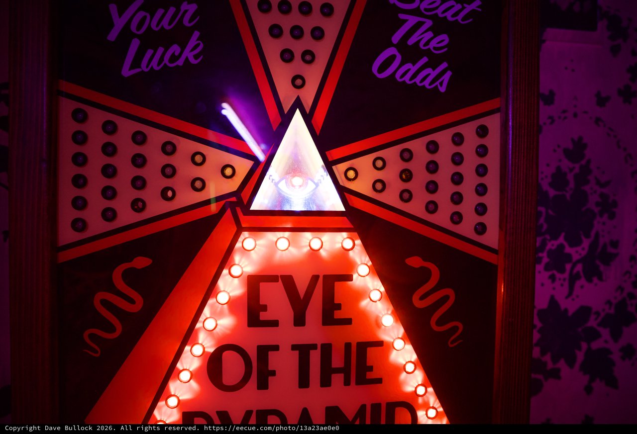 Eye of the Pyramid Mystical Fortune Telling Display