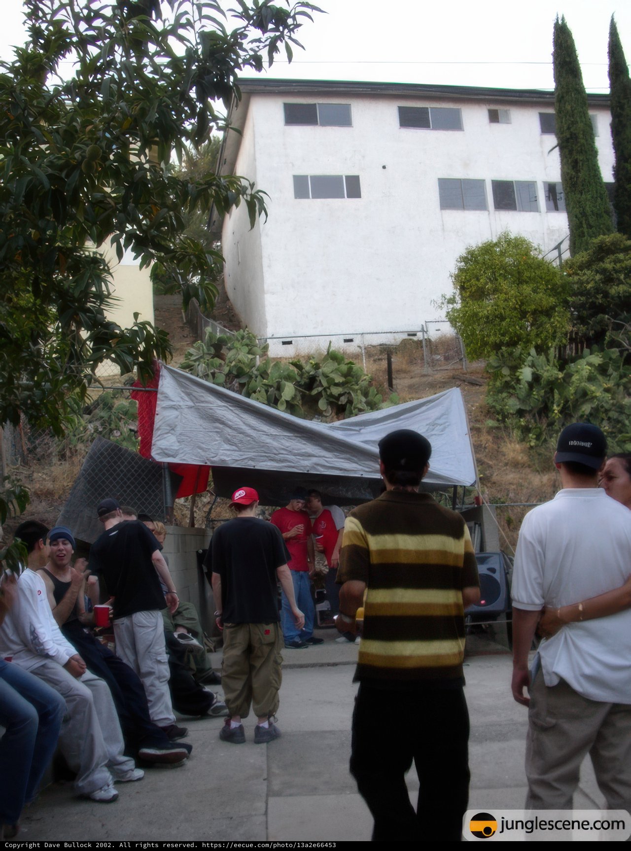 Gathering at the Canopied Tent