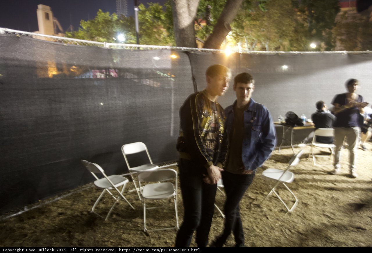 Two Friends Backstage Closer