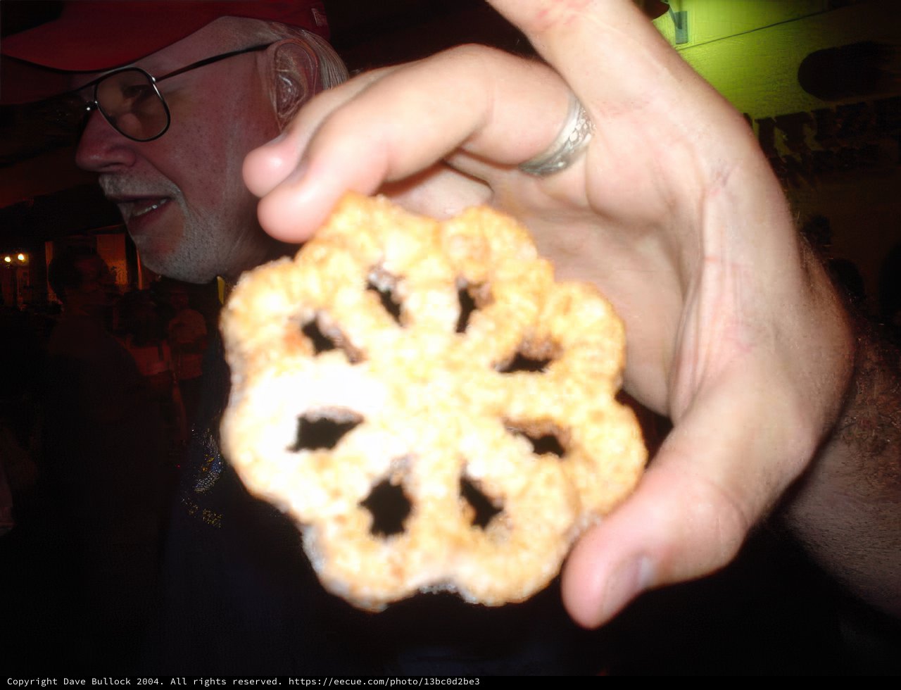 Man Enjoying a Delicious Cookie