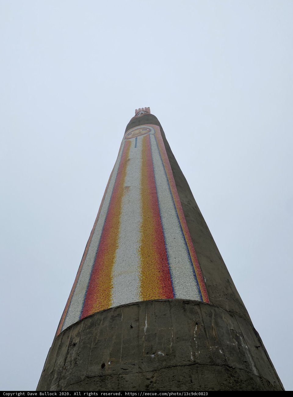 The Rainbow Tower in Jenner, California
