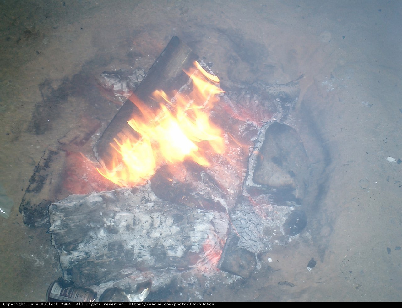Flame on the Beach