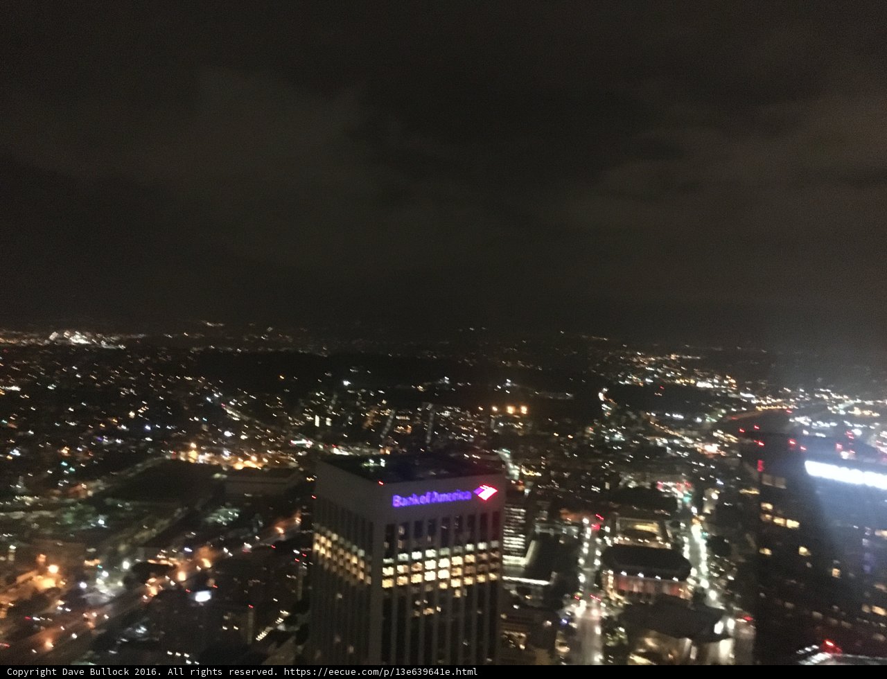 Nighttime Skyline of Los Angeles