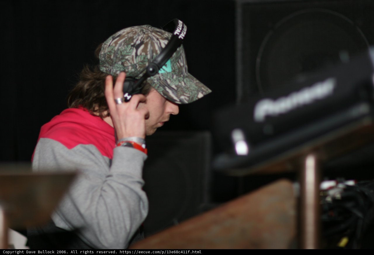 Grooving with a Hat and Headphones