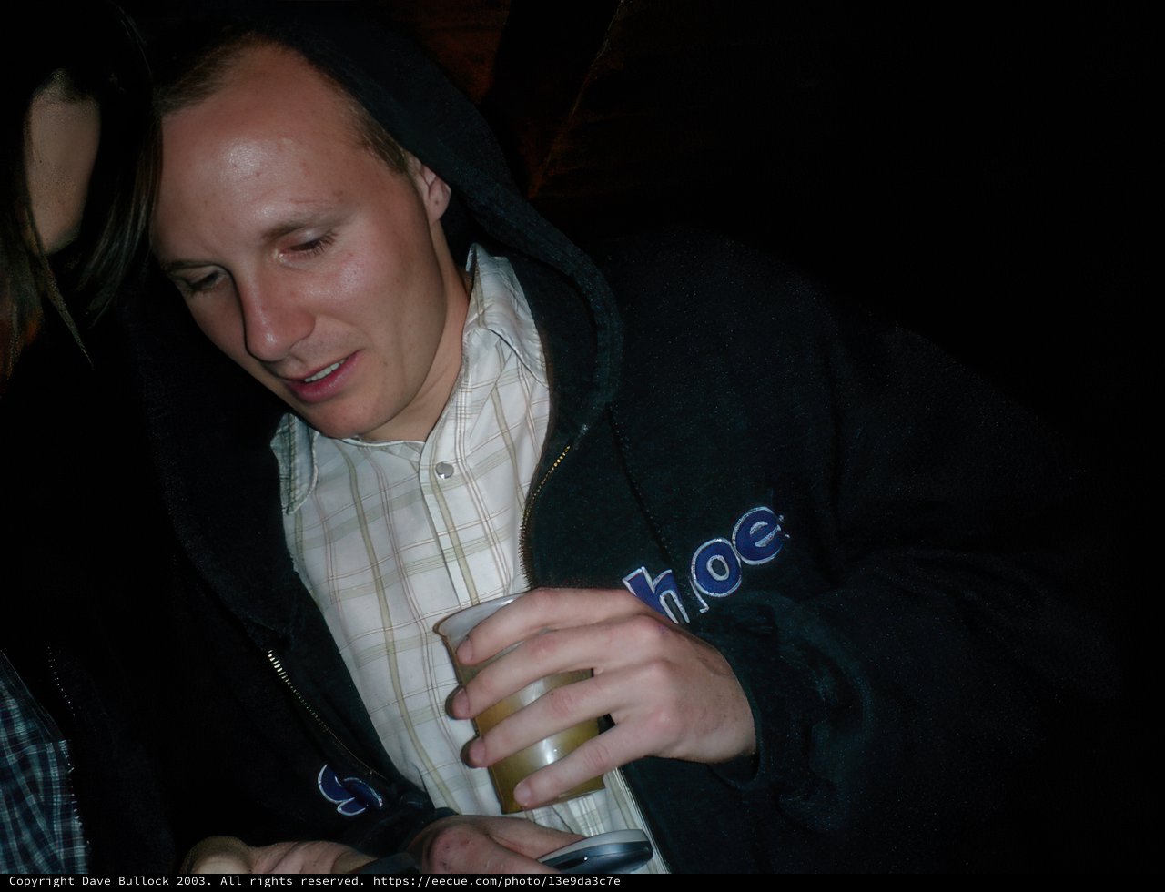 Hoodie and a Cup of Beer