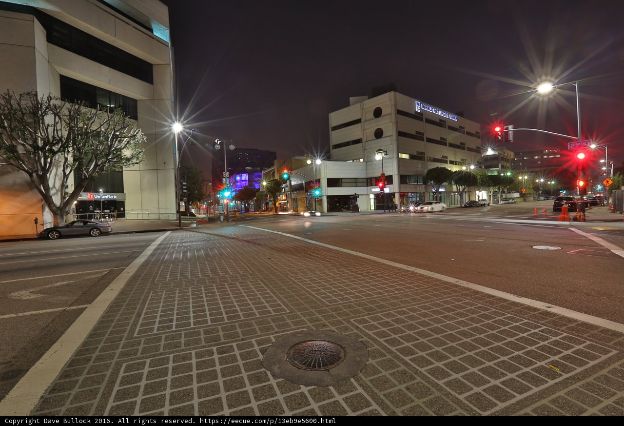 Night Time Traffic in Los Angeles