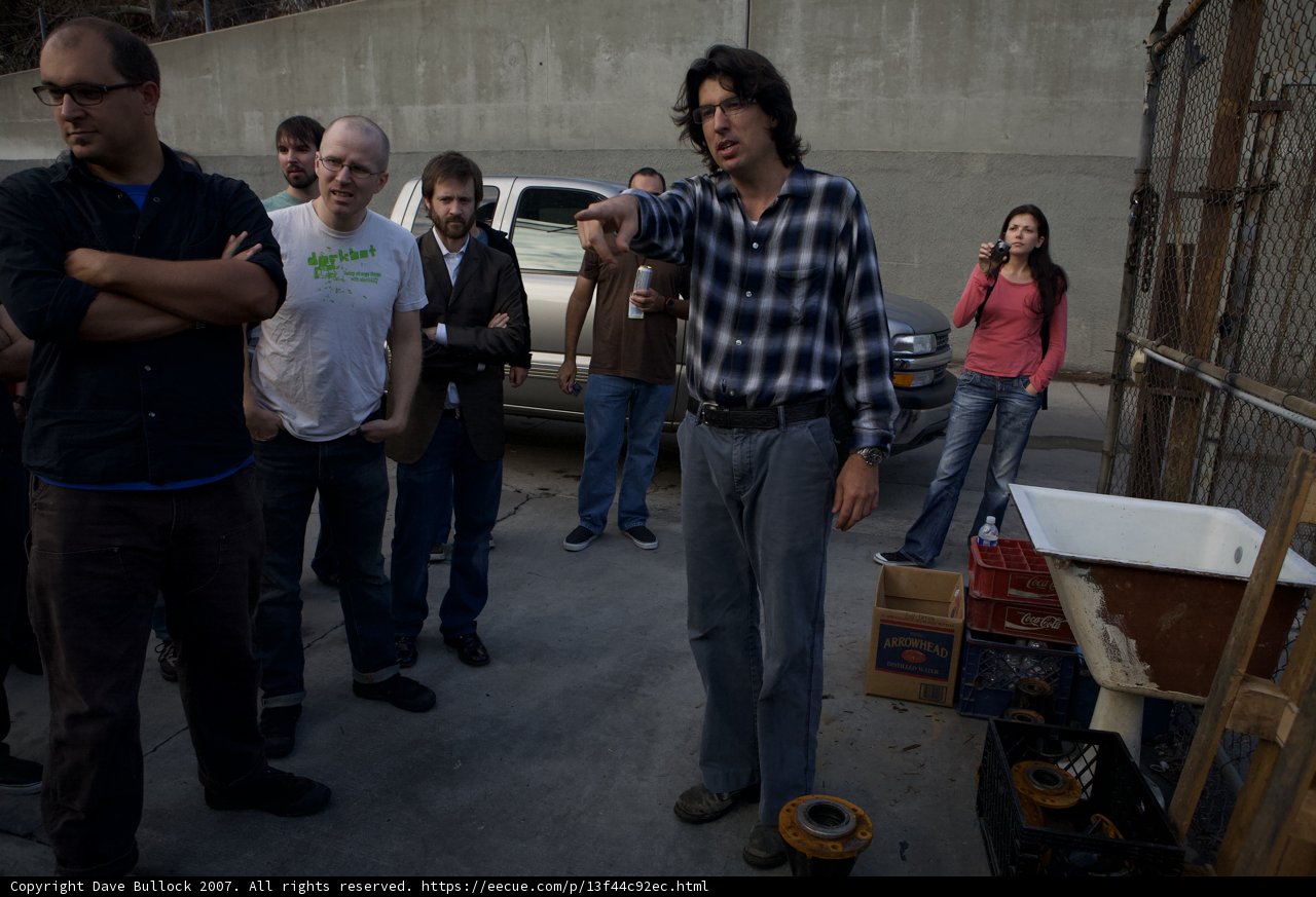 Pointing Out the Plywood Container