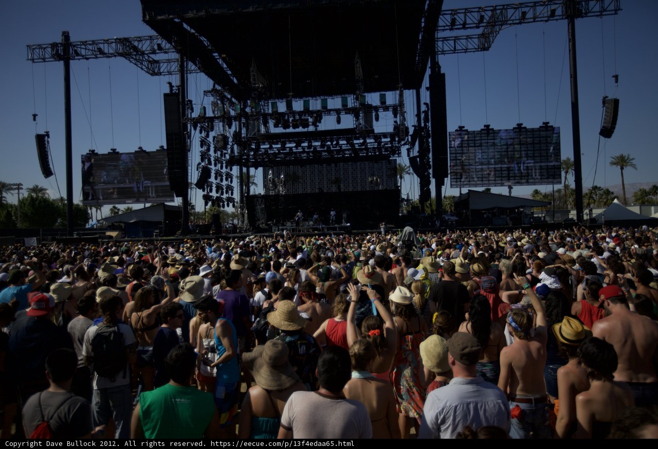 The Massive Crowd at Coachella Music Festival