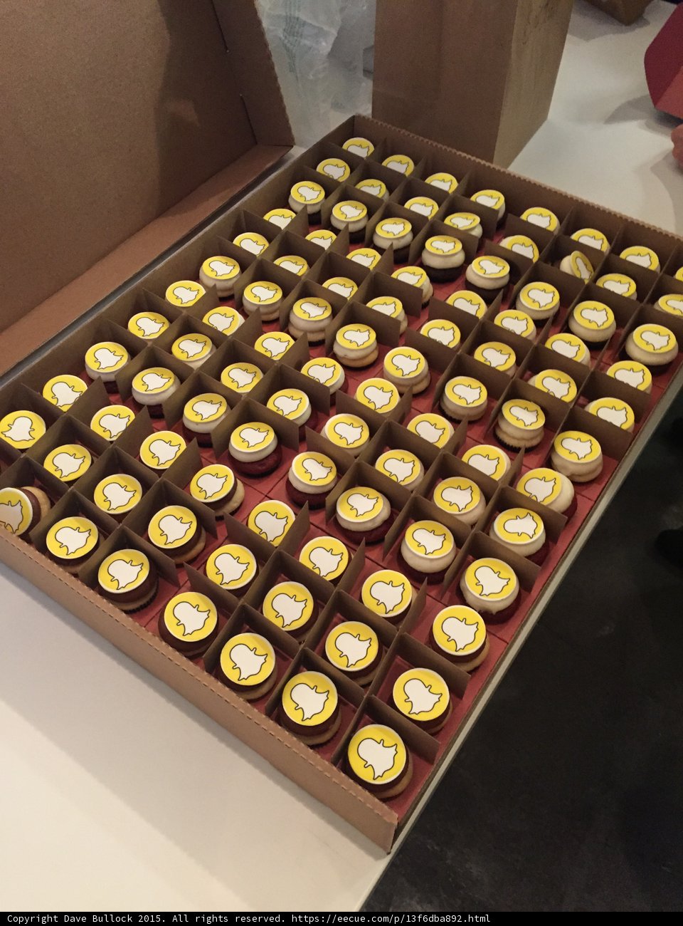 Snapchat Ghost Cupcakes