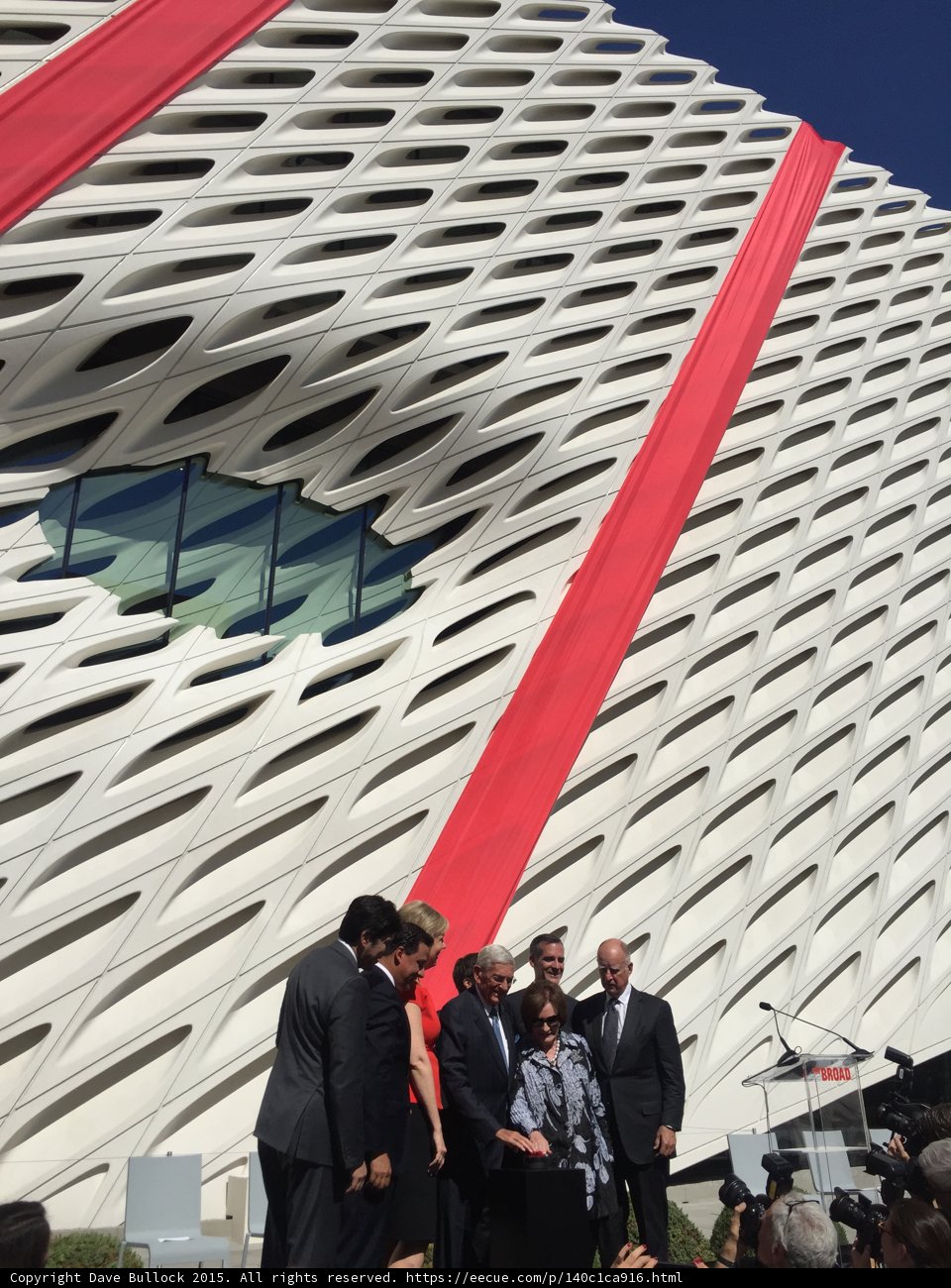 Ribbon-Cutting Ceremony at The Broad