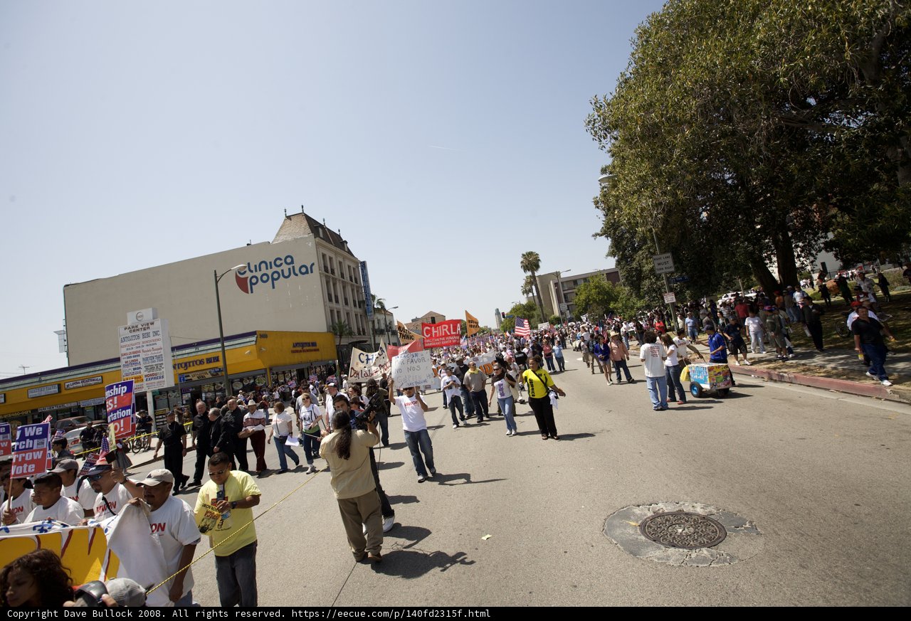 Mayday Rally- A Sea of Protestors Marching on the Roads