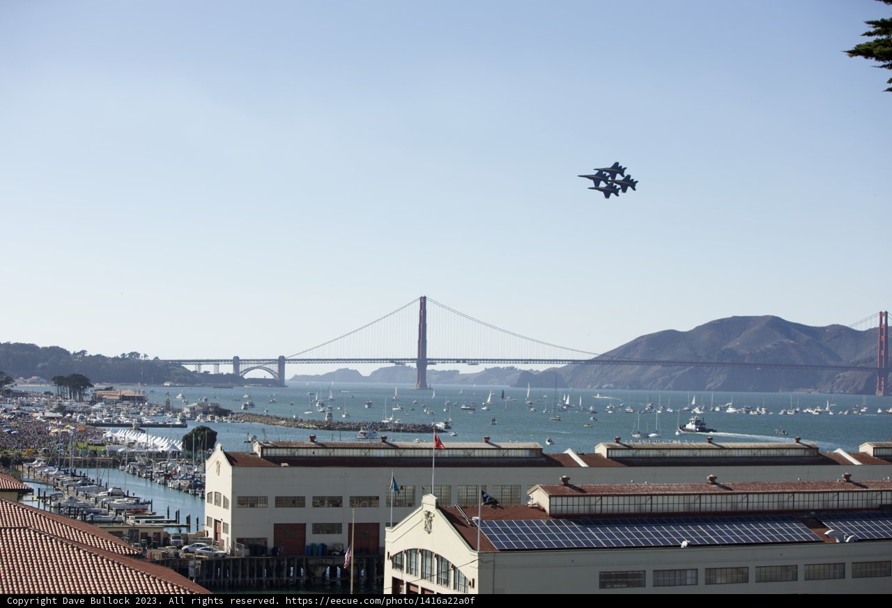 Spectacle Over San Francisco - Fleet Week Air Show 2023