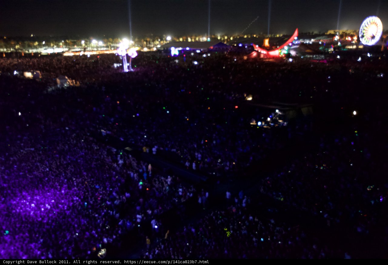 Electric Night: The Thrilling Crowd at Coachella
