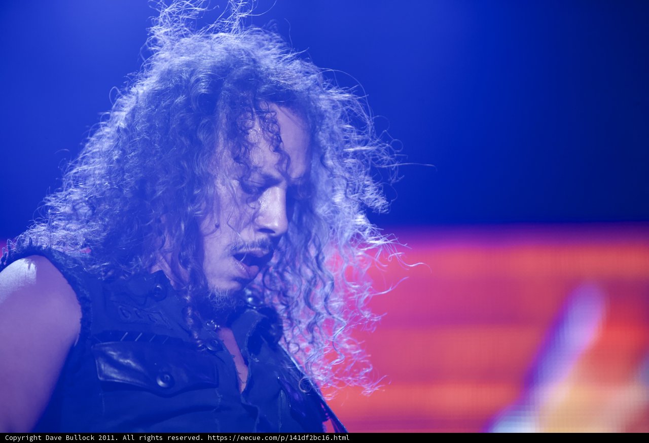 Kirk Hammett Shreds at Big Four Festival