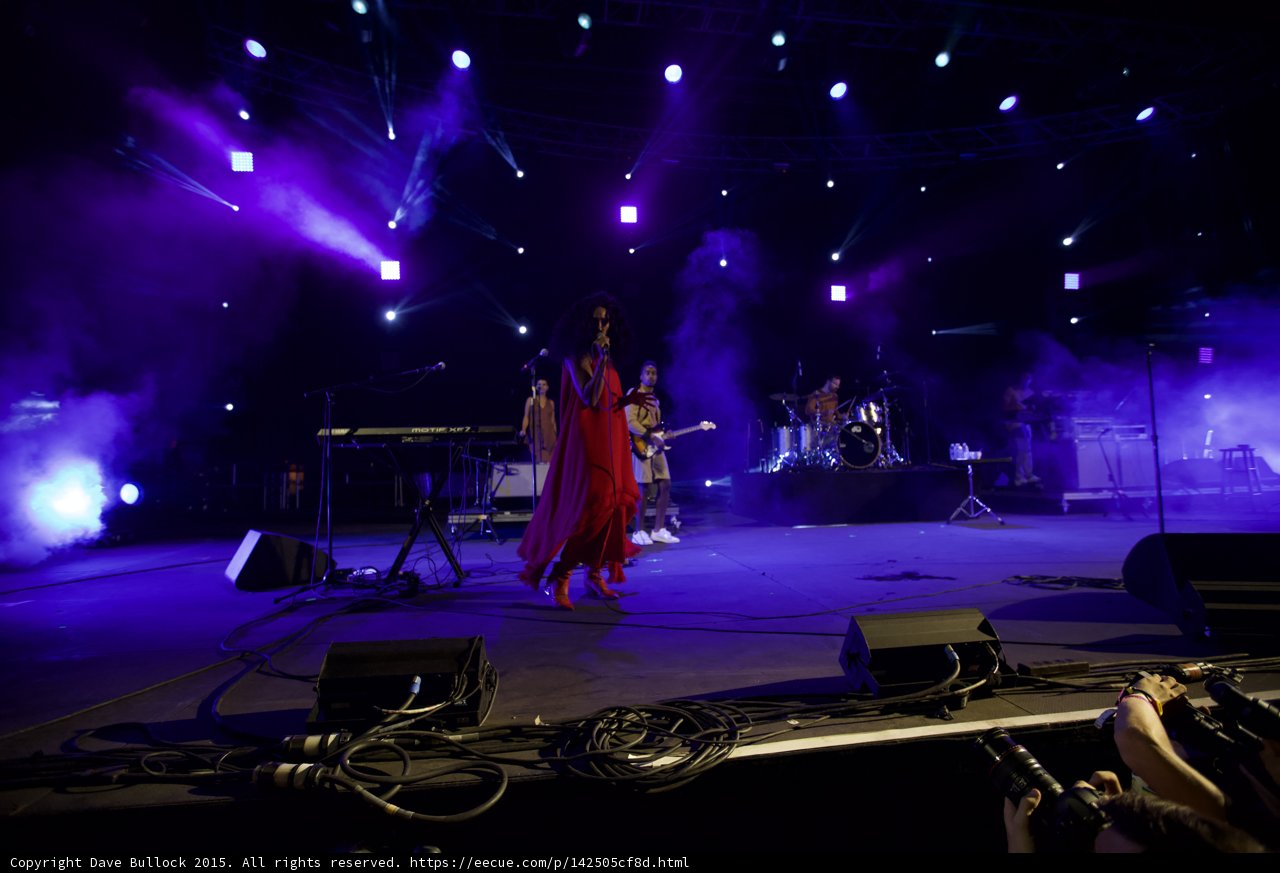 Solange Walking Stage Red Dress Purple Haze Heavy